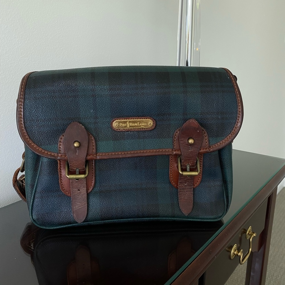 Vintage Ralph Lauren Polo Tartan Handbag